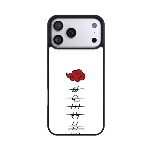 Apple iPhone 17 Pro Max Base Case Akatsuki Mitgliedersymbole Weiß