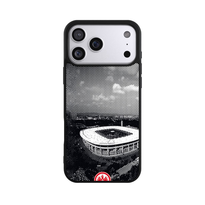 iPhone 17 Pro Max Base Case SGE Stadion Schwarz Weiß