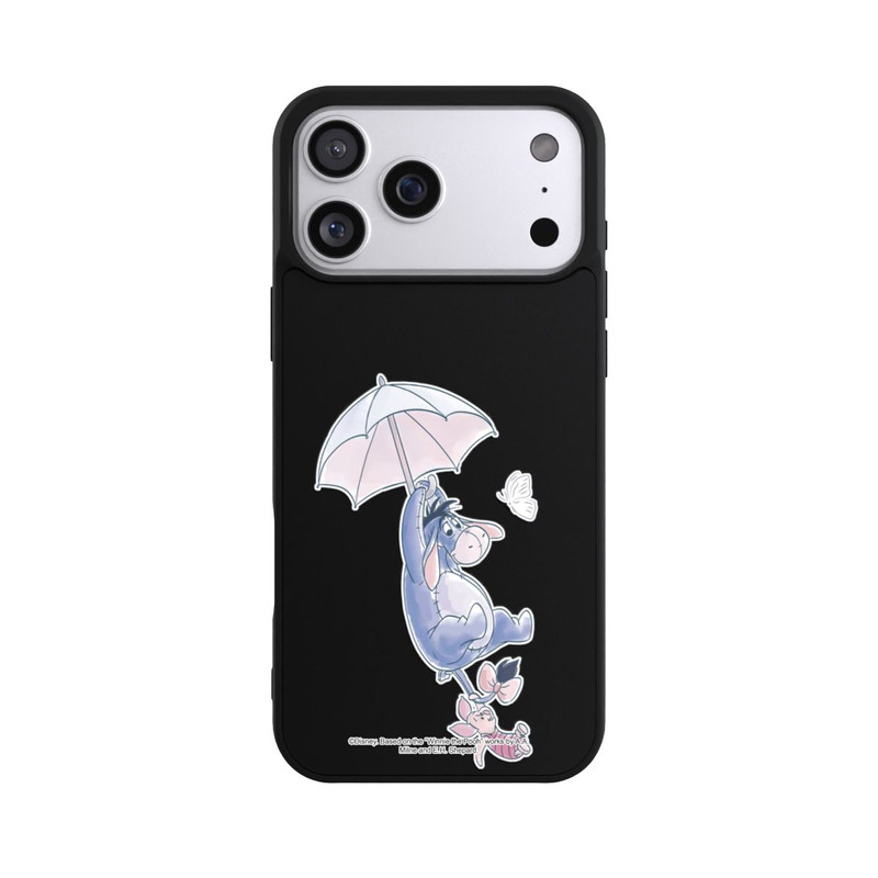 iPhone 17 Pro Max Base Case Winnie Pooh Eeyeore Find Happiness Transparent