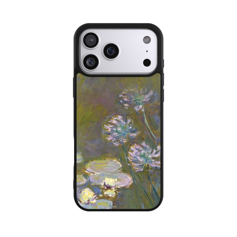 iPhone 17 Pro Max Base Case Waterlilies and Agapanthus