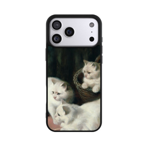 Apple iPhone 17 Pro Max Base Case Three White Angora Kittens