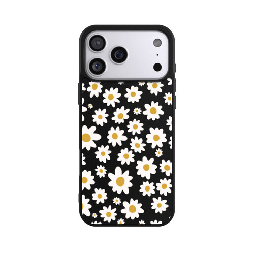 Apple iPhone 17 Pro Max Base Case Daisy Flower Seamless Pattern Transparent