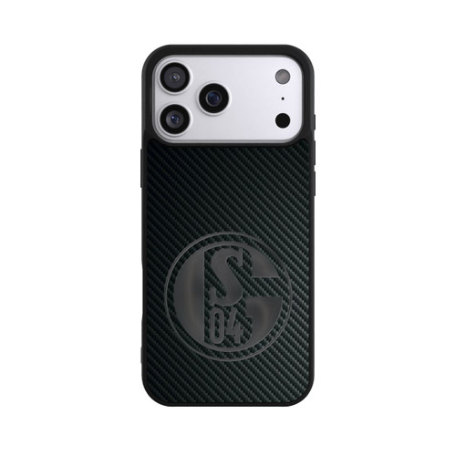 Apple iPhone 17 Pro Max Base Case Schalke 04 Carbon Look
