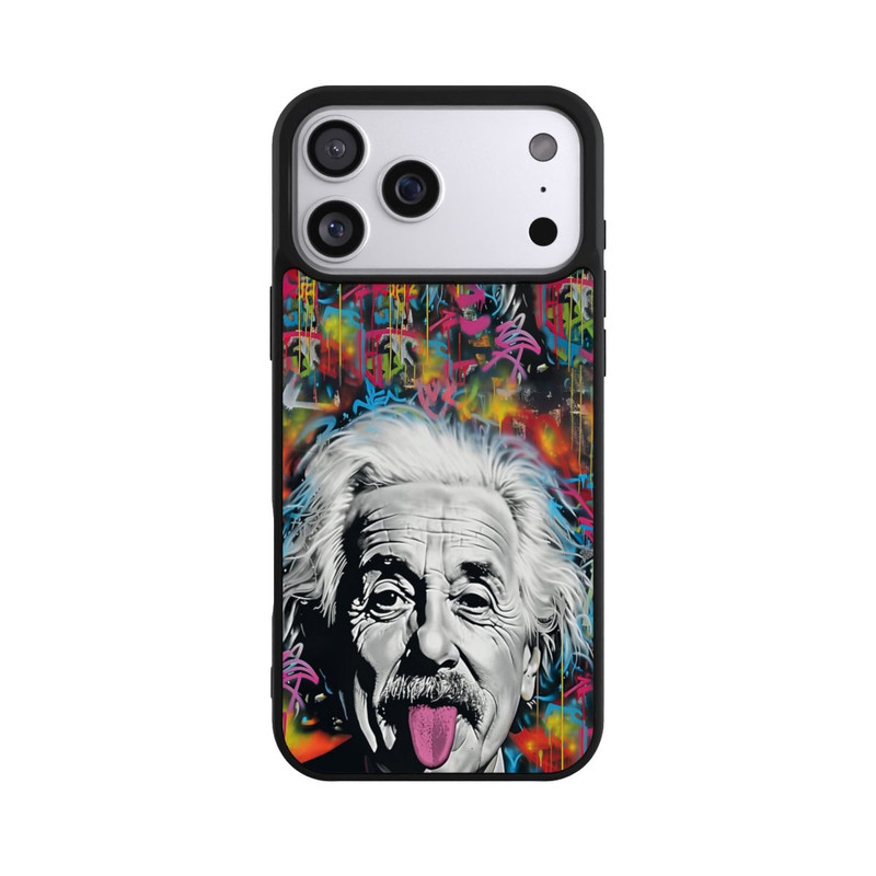 iPhone 17 Pro Max Base Case Physiker Bunte Zunge Raus