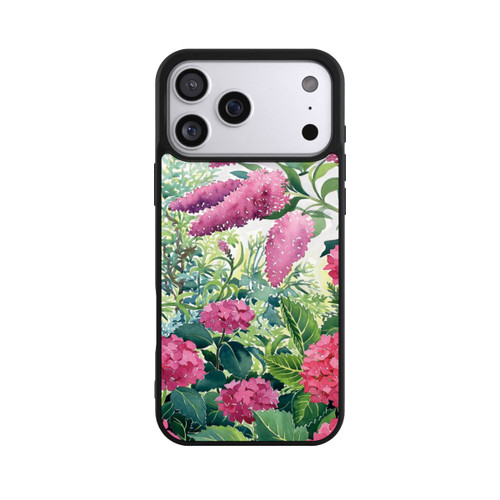Apple iPhone 17 Pro Max Base Case Garden Hydrangeas and Buddleia by Christopher Ryland