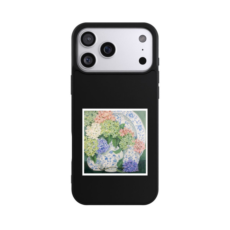 iPhone 17 Pro Max Base Case Hydrangeas by Jennifer Abbott