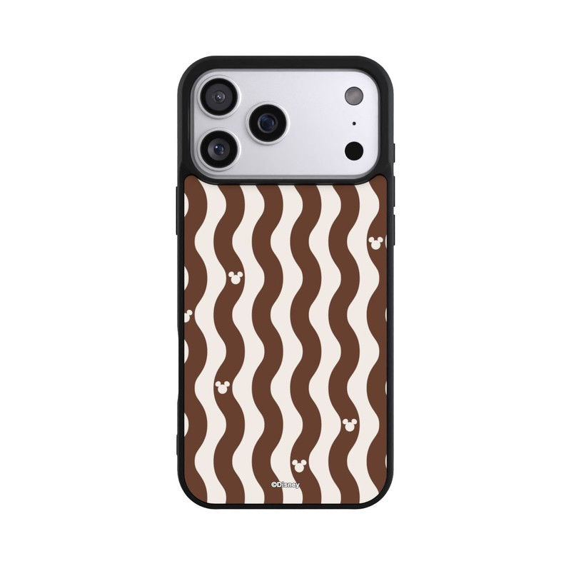 iPhone 17 Pro Max Base Case Micky Muster Braune Wellen