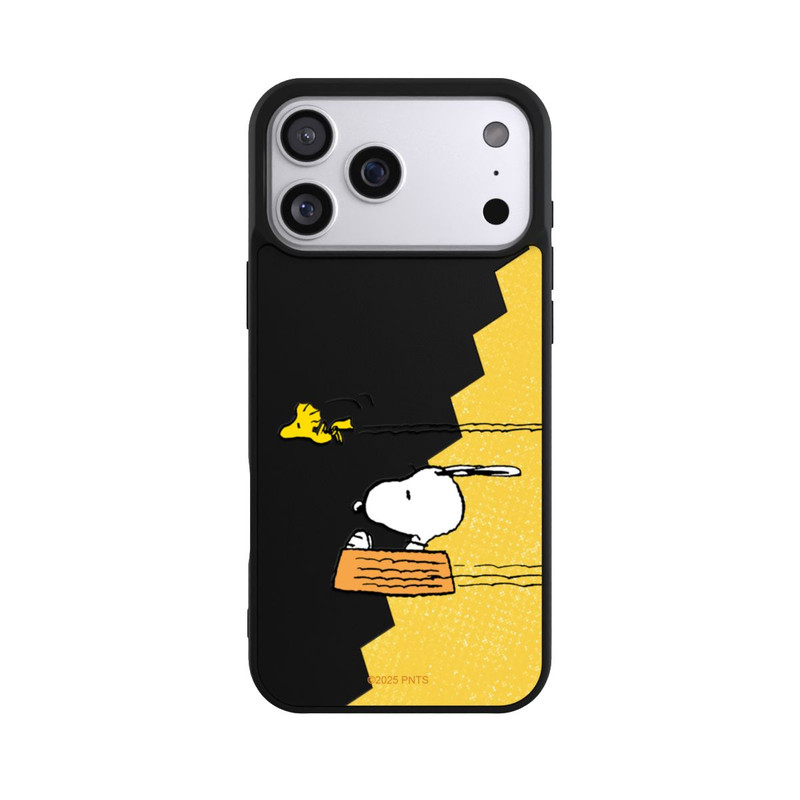 iPhone 17 Pro Max Base Case Peanuts-Snoopy und Woodstock Transparent
