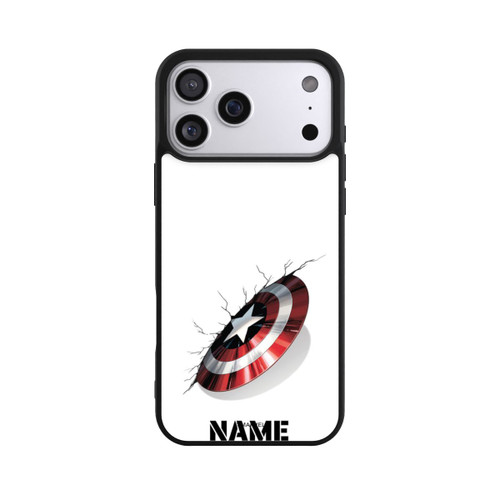Apple iPhone 17 Pro Max Base Case Captain America Shield Personalisierbar