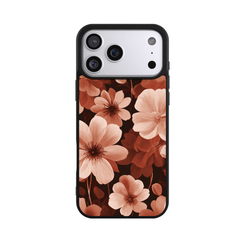 Apple iPhone 17 Pro Max Base Case Rote Negativblumen mit KI