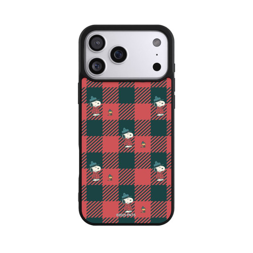 Apple iPhone 17 Pro Max Base Case Peanuts Rot Schottenmuster