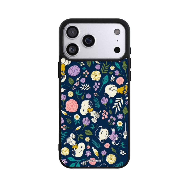 iPhone 17 Pro Max Base Case Peanuts Dark Flower Pattern