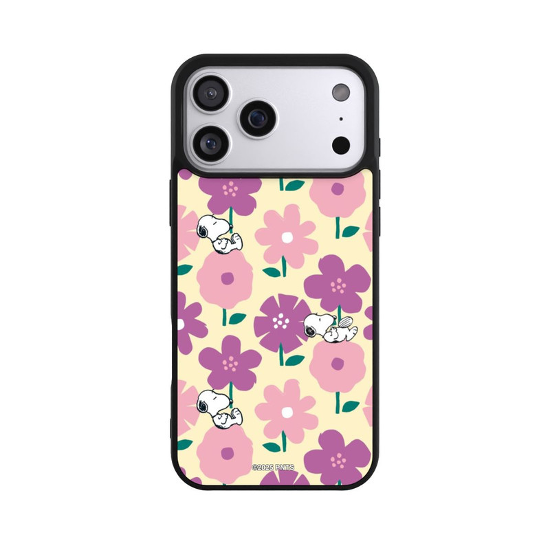 iPhone 17 Pro Max Base Case Peanuts Flower Pattern Yellow