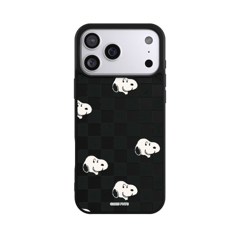 iPhone 17 Pro Max Base Case Snoopy Checked Pattern