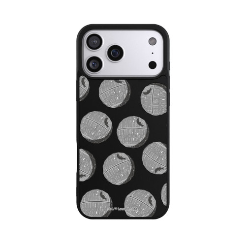 Apple iPhone 17 Pro Max Base Case death-star-pattern-transparent