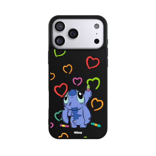 Apple iPhone 17 Pro Max Base Case Stitch Draws a Heart Transparent