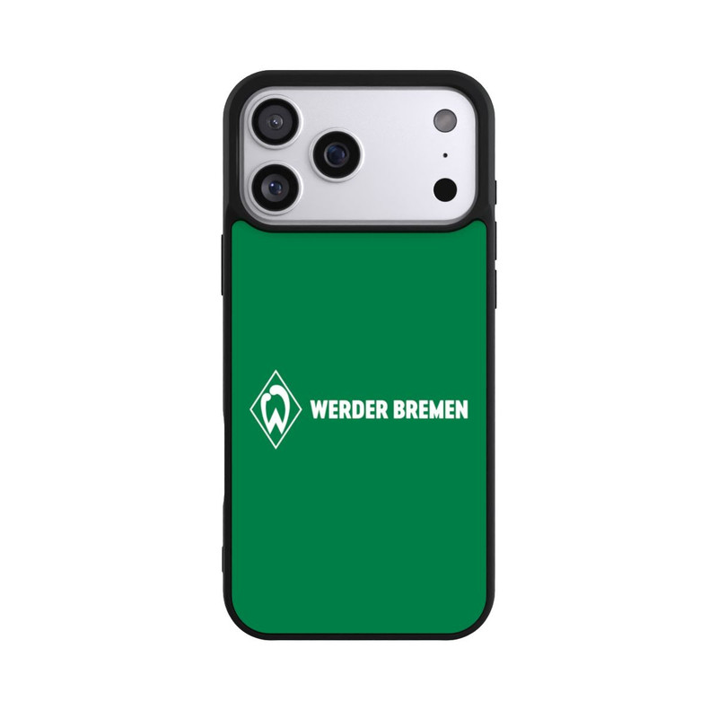 iPhone 17 Pro Max Base Case Werder Bremen Schriftzug Raute Grün