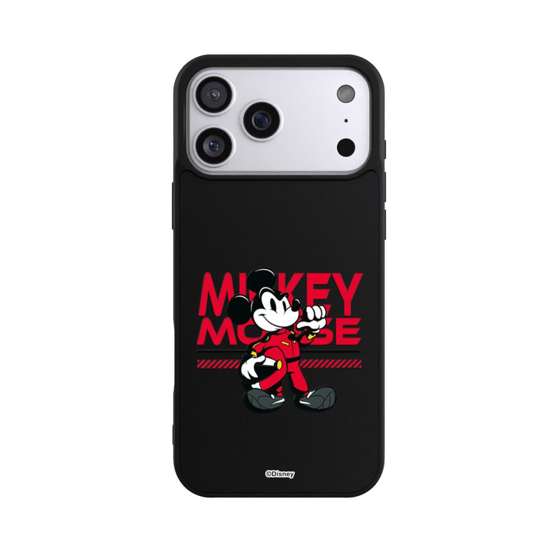 iPhone 17 Pro Max Base Case Micky Maus Rennfahrer Transparent