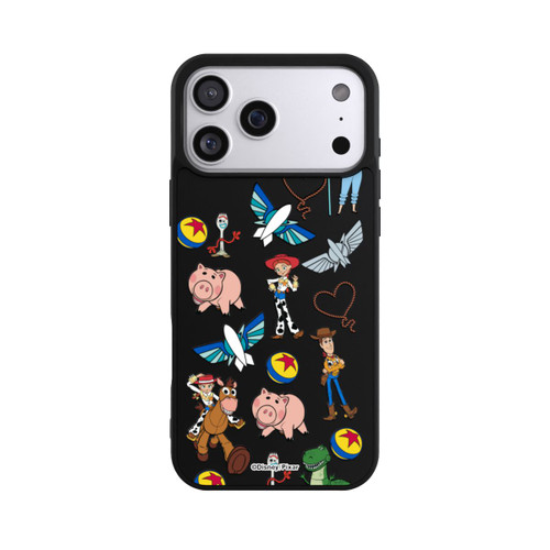 Apple iPhone 17 Pro Max Base Case Toy Story 5 Hero Toys Pattern Transparent