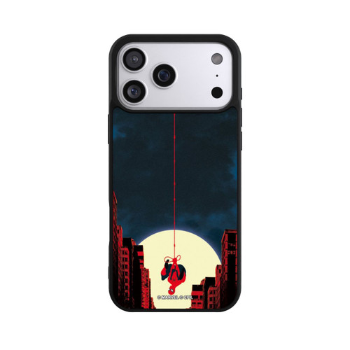 Apple iPhone 17 Pro Max Base Case Spider-Man Marvel between Skyscrapers