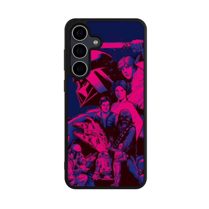Galaxy S25 FE Base Case StarWars Charaktere - Ultraviolet