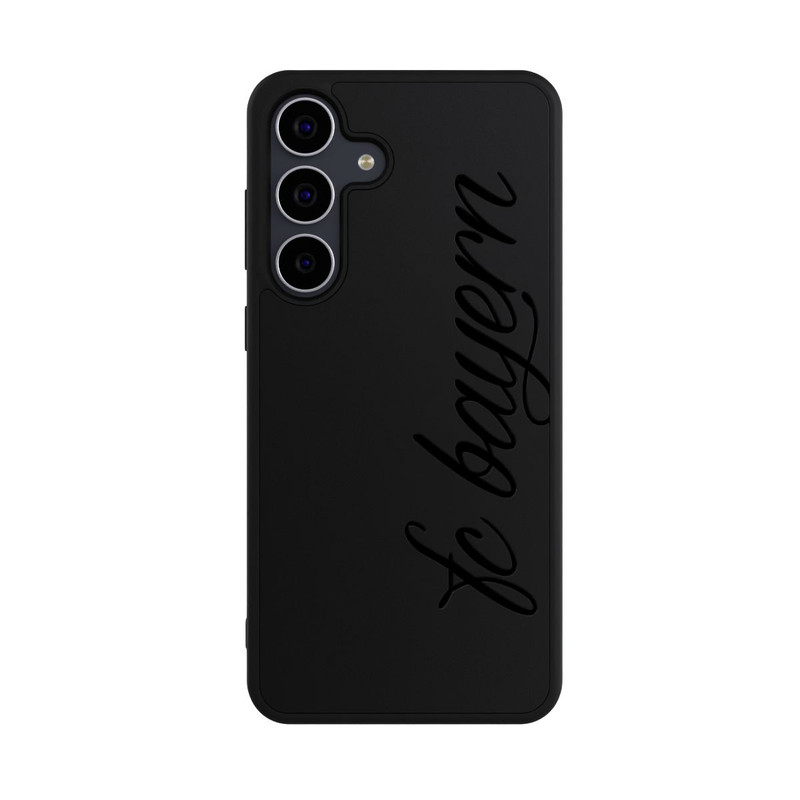 Galaxy S25 FE Base Case Schwarzes FCB Girlmotiv - ohne Hintergrund
