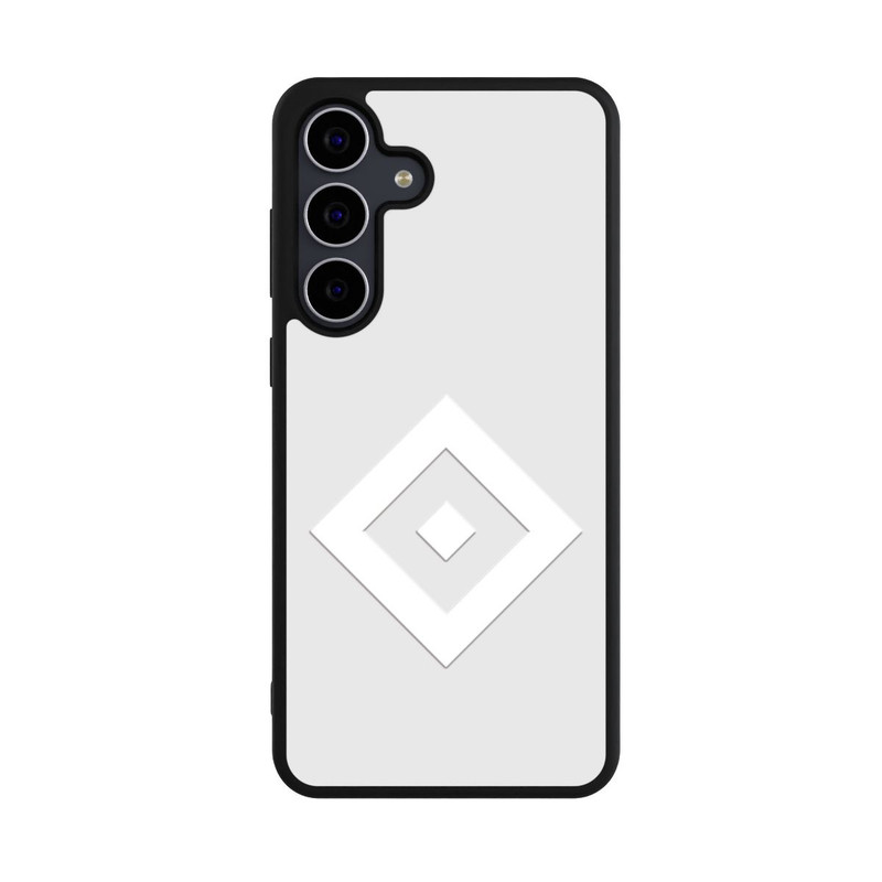 Galaxy S25 FE Base Case Rauten Logo auf HSV Grau