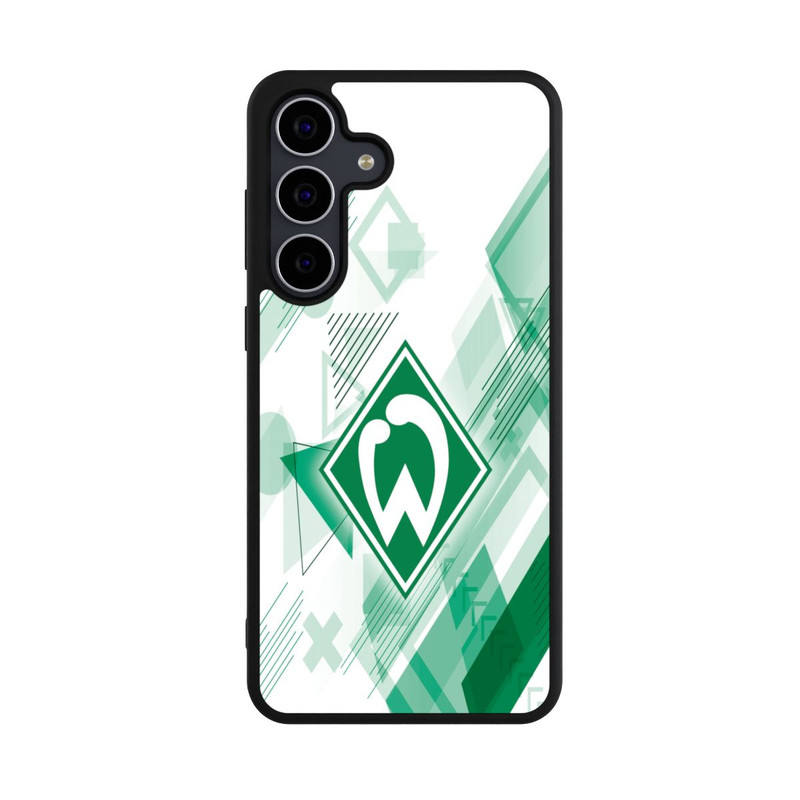 Galaxy S25 FE Base Case Weiße Grafikelemente - Werder Bremen