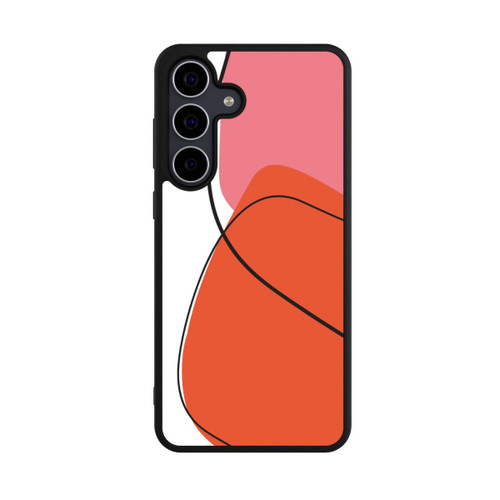 Samsung Galaxy S25 FE Base Case Meine orangefarbene Kunst