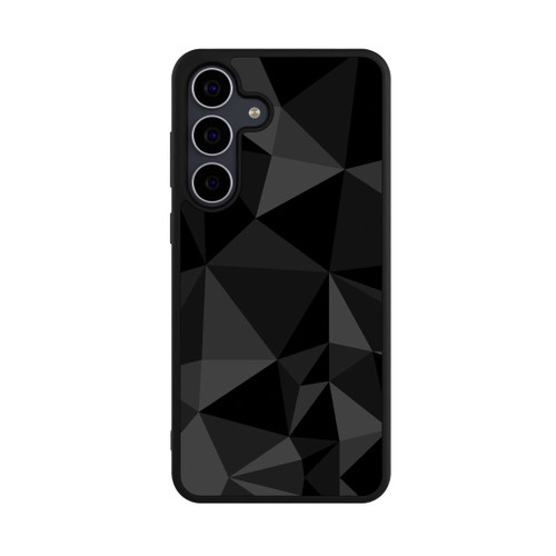 Samsung Galaxy S25 FE Base Case Polygonmuster schwarz