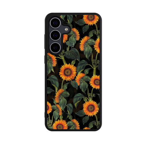 Samsung Galaxy S25 FE Base Case Sonnenblume schwarz