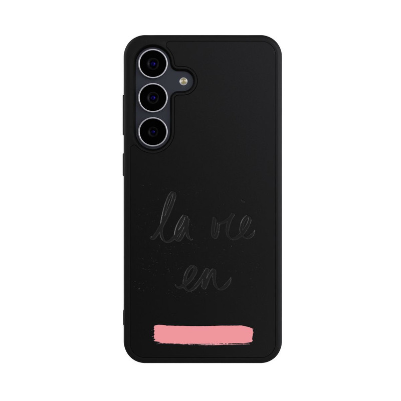 Galaxy S25 FE Base Case La vie en Rosa Transparent
