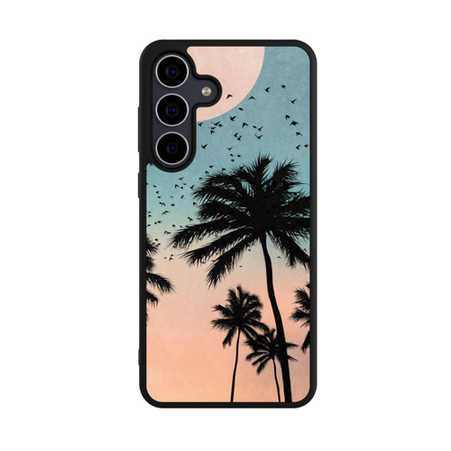 Samsung Galaxy S25 FE Base Case Sonnenaufgang Palmen