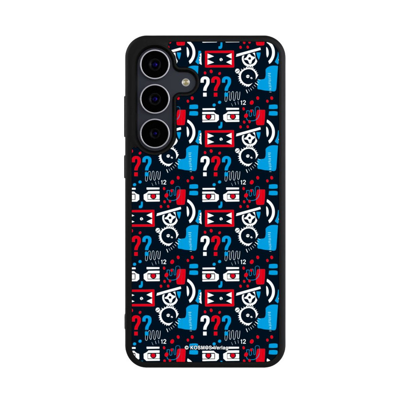 Galaxy S25 FE Base Case Drei Fragezeichen Wildes Muster