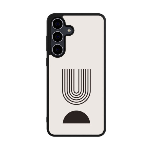 Samsung Galaxy S25 FE Base Case Moderne Kunst Schwarze Linien
