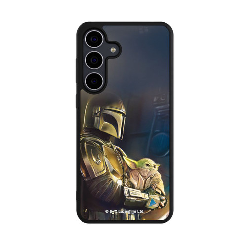 Samsung Galaxy S25 FE Base Case Mandalorianer und Grogu im Schiff