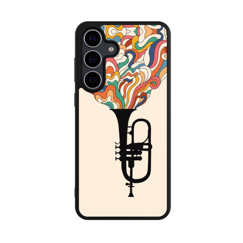 Samsung Galaxy S25 FE Base Case Flügelhorn Jazz bunt