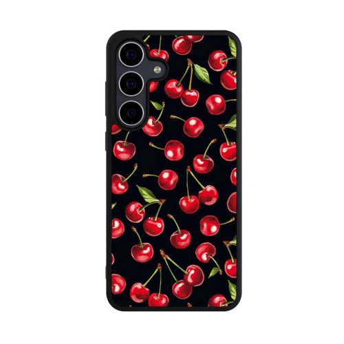 Samsung Galaxy S25 FE Base Case Kirschmuster Schwarz mit KI