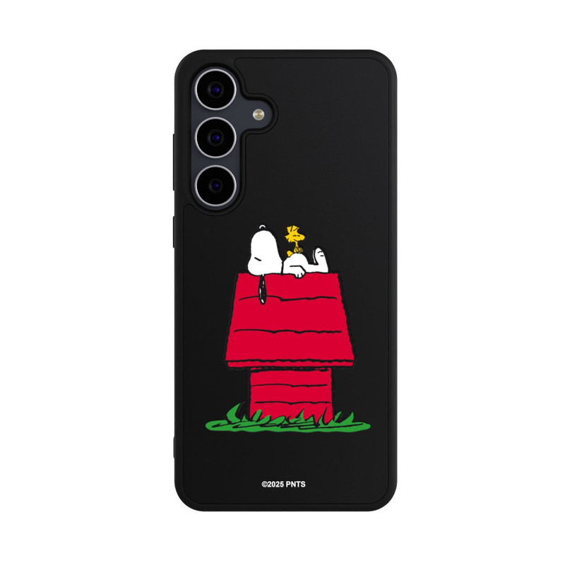 Galaxy S25 FE Base Case Snoopy and Woodstock Classic transparent
