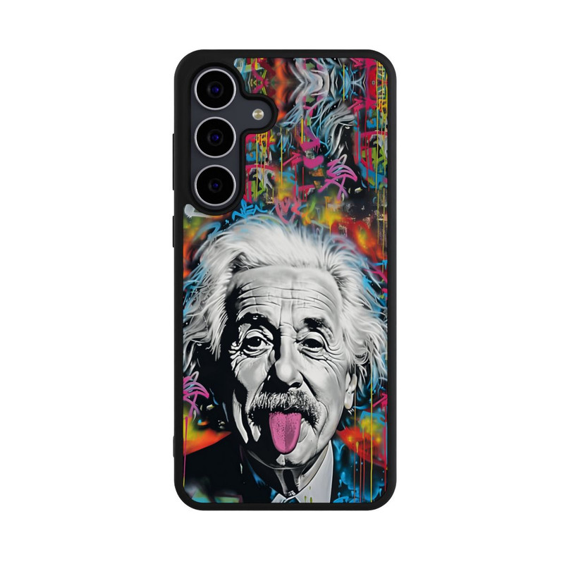 Galaxy S25 FE Base Case Physiker Bunte Zunge Raus