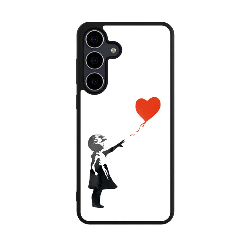 Galaxy S25 FE Base Case Girl With Red Balloon