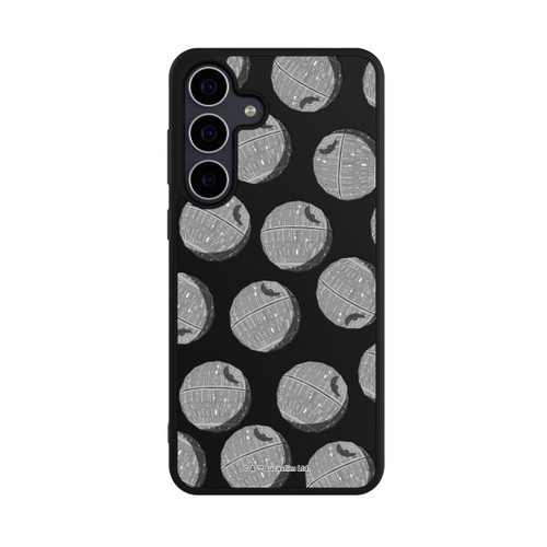 Samsung Galaxy S25 FE Base Case death-star-pattern-transparent
