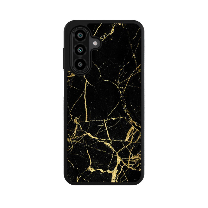 Galaxy A17 5G Base Case Schwarzgoldener Marmor-Look