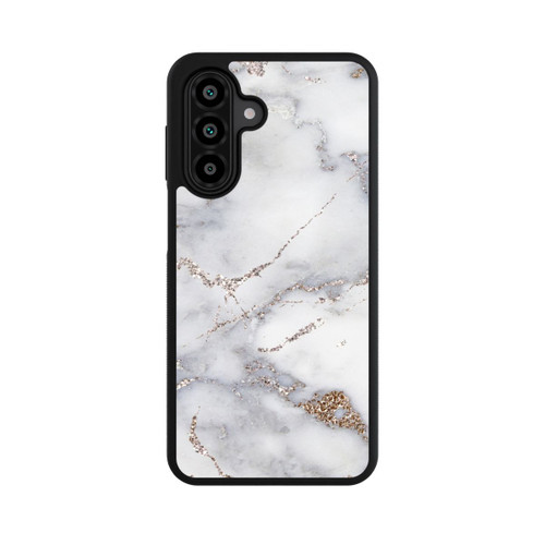 Samsung Galaxy A17 5G Base Case Silberglitzer Marmorlook