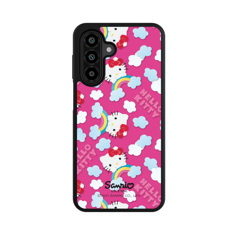 Galaxy A17 5G Base Case Hello Kitty Regenbogenmuster