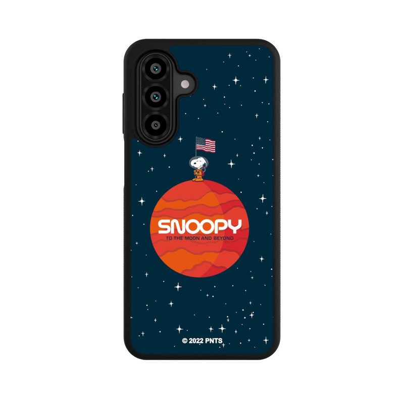 Galaxy A17 5G Base Case Snoopy Weltraumreisender Orange