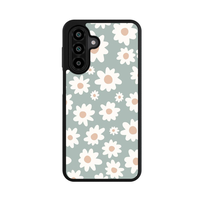 Galaxy A17 5G Base Case Gänseblümchen Muster grün