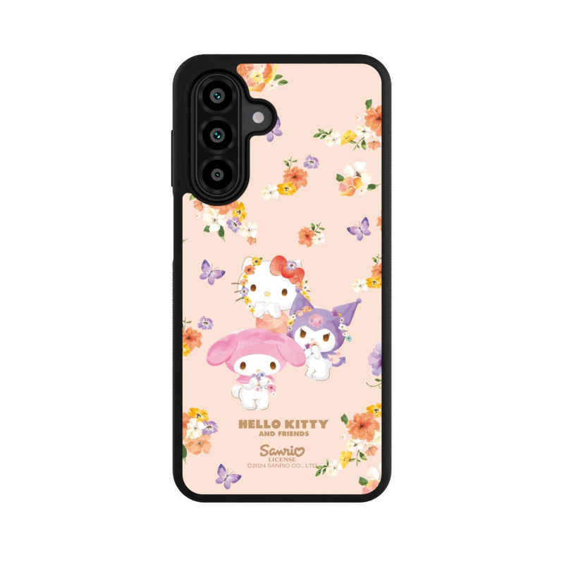 Galaxy A17 5G Base Case Hello Kitty Frühlingsblumen