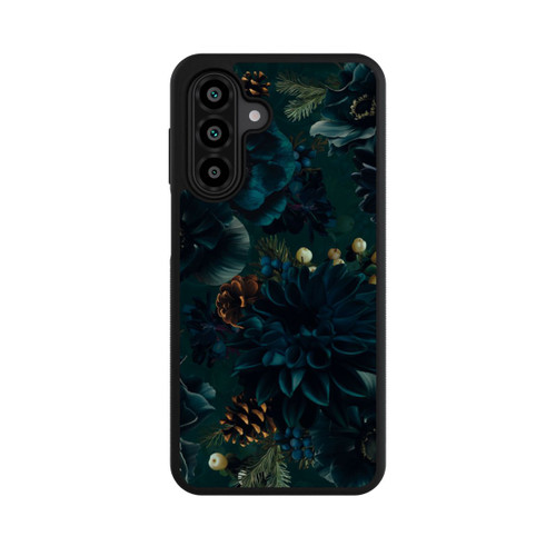 Samsung Galaxy A17 5G Base Case Blumenmuster Grün und Blau
