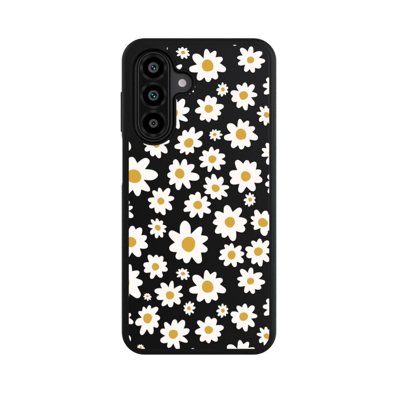 Galaxy A17 5G Base Case Daisy Flower Seamless Pattern Transparent